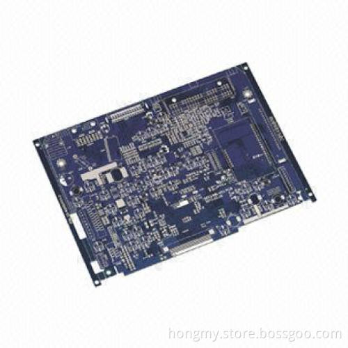 High-density Multi-layer PCB with Blue Solder Mask and 2oz Copper Thickness HASL Finish